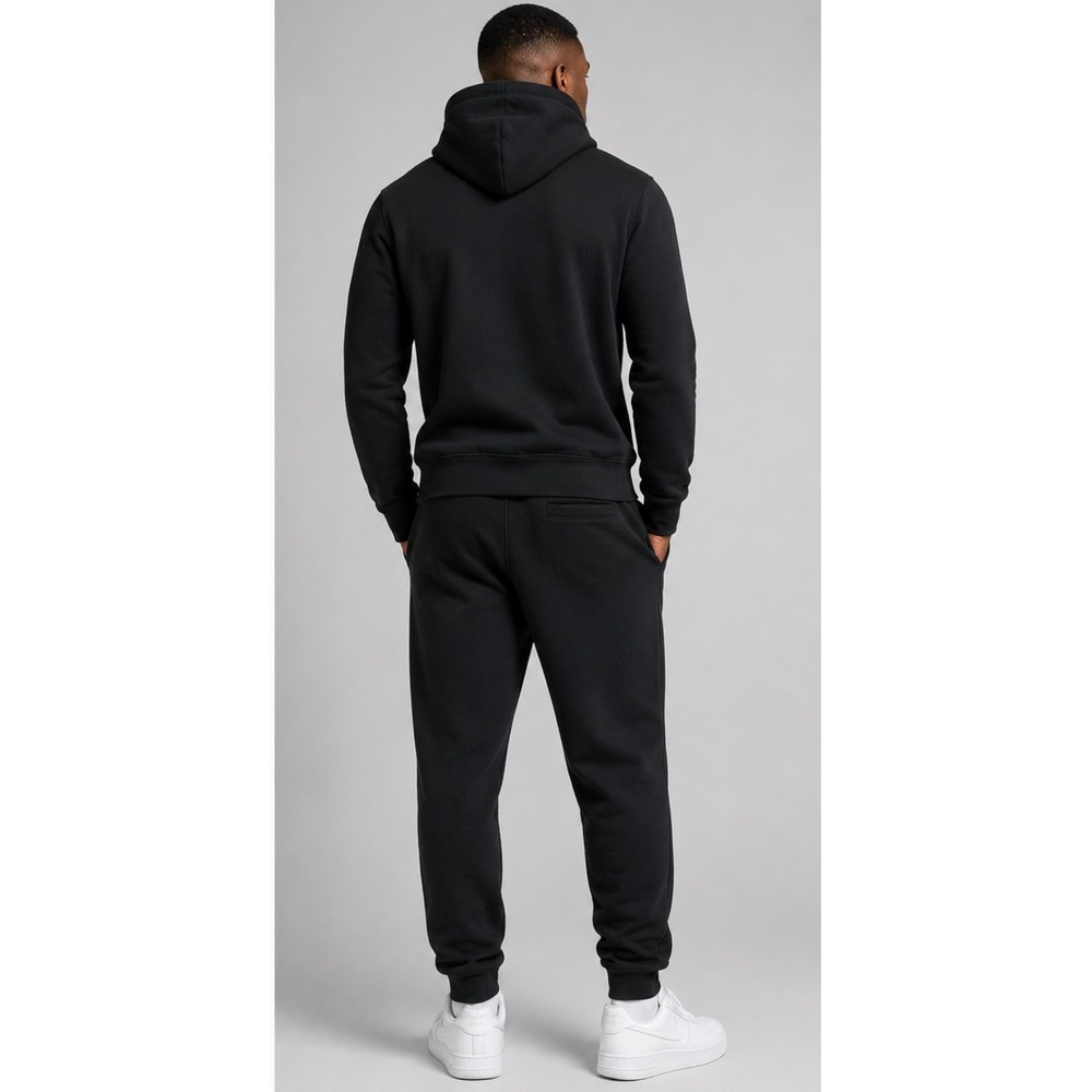 Nike Mens Central Graphic Fleece Sweatpants Black Large Joggers Workout Casual - Picture 3 of 15